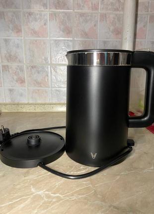 Термочайник електрочайник Xiaomi Viomi Kettle Black V-MK152B