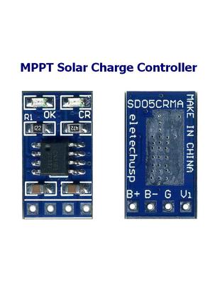 MPPT Контроллер заряда от солнечной батареи 1A/4,2V 18650 LiPo L