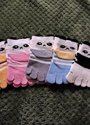 Носки с отдельными пальцами для самых маленьких детские носки ...