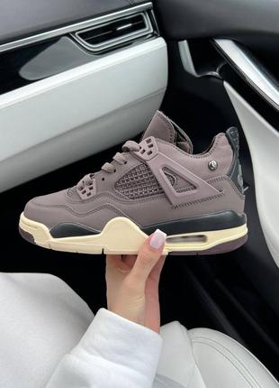 Кроссовки jordan retro 4 brown