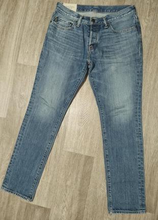 Мужские джинсы / abercrombie and fitch / синие джинсы / штаны ...