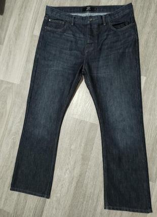 Чоловічі джинси/next/темно-сині джинси/штани/жовтогарячий одяг/