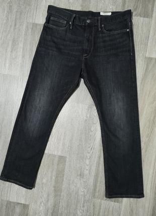 Мужские джинсы / m&s / темно-серые джинсы / штаны / брюки / му...