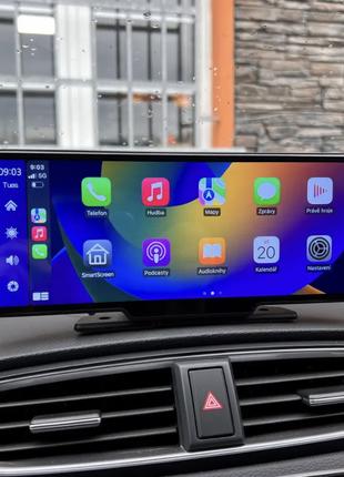Монітор 10,26» s Apple CarPlay, Android auto,