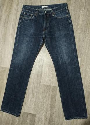 Мужские синие джинсы / uniqlo / штаны / брюки / мужская одежда /