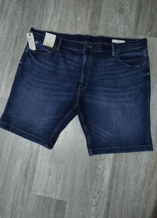 Мужские джинсовые шорты / m&s / мужская одежда / бриджи / сини...