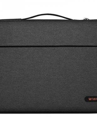 Сумка-чехол для ноутбука WiWU Pilot Sleeve 14" с ручкой черная