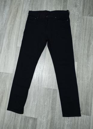 Мужские чёрные джинсы / h&m / штаны / брюки / мужская одежда /
