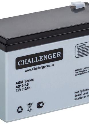 Аккумулятор Challenger AS12-7.0 AGM