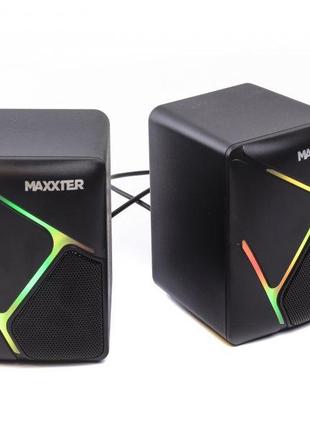 Колонки акустические, Maxxter CSP-U004RGB