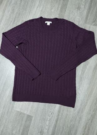 Мужской тонкий свитер / essentials / бордовый свитер / кофта /...