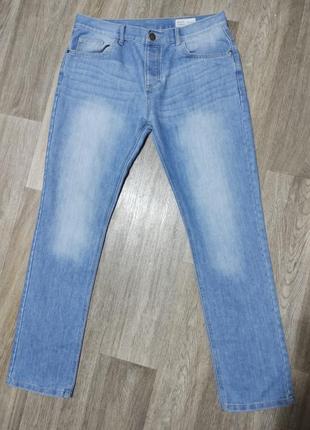 Мужские джинсы / denim co / светло-синие джинсы / штаны / брюк...
