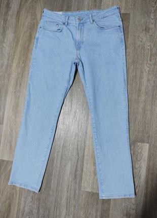 Мужские джинсы / h&m / светло-синие джинсы / брюки / мужская о...