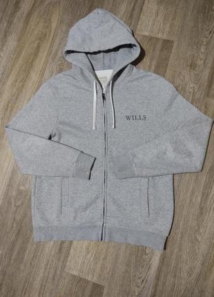 Мужское худи на молнии / jack wills / толстовка / кофта с капю...