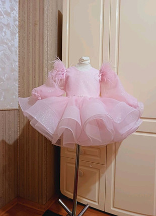 Рожева сукня  від 1 рочка  для дівчинки на  день народження подар