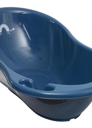 Ванночка детская 86 см "METEO" со сливом (темно-синяя) ME-004 ...