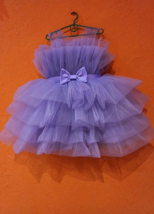 Бузкова сукня  для дівчинки на свята день народження подарунок