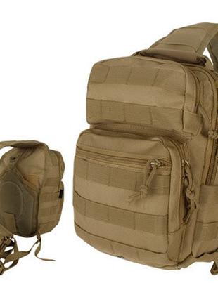 Рюкзак однолямочный MIL-TEC One Strap Assault Pack 10L Coyote ll