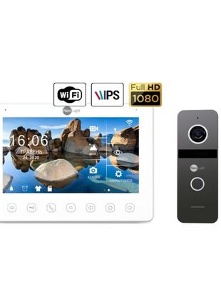 Комплект видеодомофона NeoLight NeoKIT HD+ WiFi Graphite