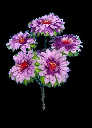 Искусственные цветы Букет Герберы, 6 голов, шелк, 360 мм цвета...