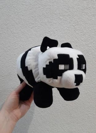 Мягкая игрушка панда 25 см. майнкрафт minecraft