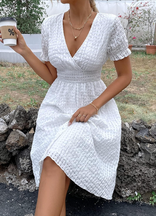 Белое платье в стиле zara, размер xs-s