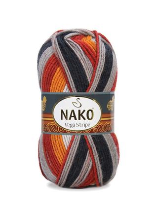 Пряжа для вязания Nako Vega Stripe