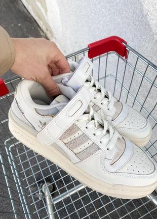 Кроссовки adidas forum cream white &lt;unk&gt; крутые женские ...