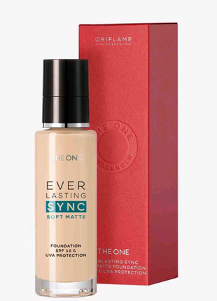 Адаптивна матова тональна основа THE ONE Everlasting Sync SPF 10