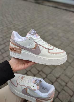 Новинка! Жіночі Кросівки Nike Air Force 1 Shadow White Violet