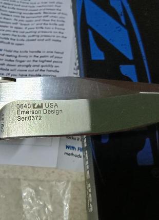 Нож складной zero tolerance 0640 emerson
механизм: подшипник