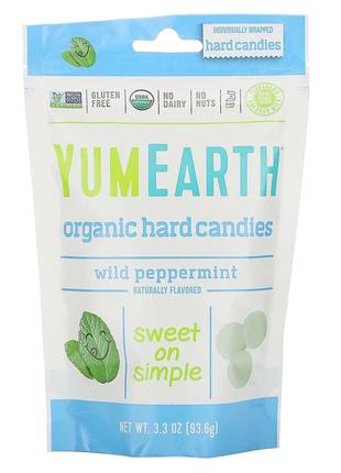 Заменитель питания YumEarth Organic Hard Candies (леденецы), 9...