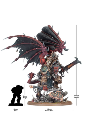 Warhammer 40000 Angron, Daemon Primarch of Khorne World Eaters