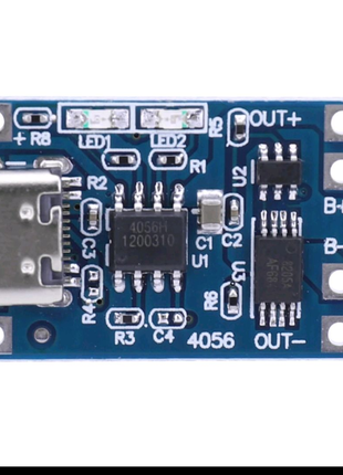 Модуль контроллера с защитой TP4056  для заряда Li-Ion TYPE-C