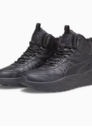 Черные мужские ботинки puma trinity mid hybrid men’s leather s...