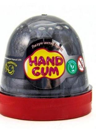 Лизун-антистресс "hand gum" 120 г черный