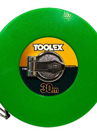 Рулетка Toolex - 30м x 13мм бобина стекловолокно (11R0130)