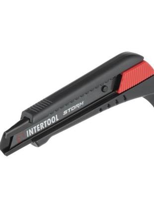 Нож сегментный Intertool-Storm - 18 мм для линолеума (HT-0538)
