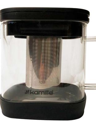 Чайник заварочный Kamille - 600мл с заварником (0778S)