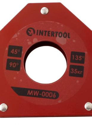 Держатель магнитный для сварки Intertool - 35кг стрела (MW-0006)