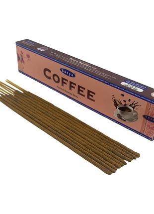 Coffee premium incence sticks (Кава) (Satya) пилкові пахощі15 г