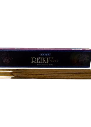 Reiki Power premium incence sticks (Satya) пыльцовое благовони...