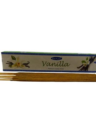 Vanilla premium incence sticks (Ваниль)(Satya) пыльцовое благо...