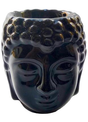 Аромалампа керамічна чорна "Будда" (7х7х8,5 см)