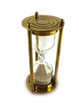 Пісочний годинник із бронзи на 1 хвилину 15 секунд. (d-4.4 см ...