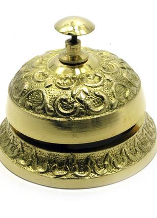 Колокольчик портье бронзовый (9х6х6 см)