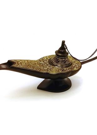 Лампа Алладина бронзовая черная (20х11х7 см)(330 г.)