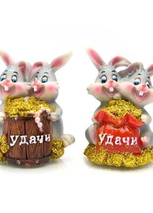 Кролики пара "Пожелания" (4 шт/уп)(7х6,5х5 см)