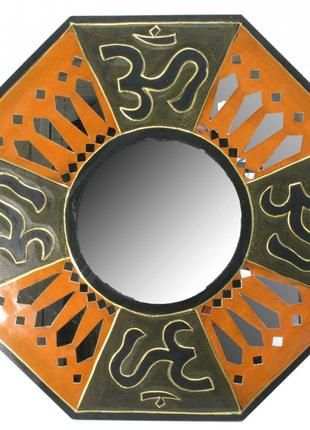 Зеркало мозаичное "ОМ" (d-50 cм)