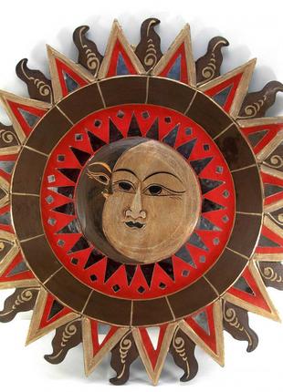 Зеркало мозаичное "Солнце и Луна " (d-60 cм)